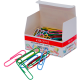 Agrafe de birou, colorate in PVC, 50 mm, DL Office, 100 buc